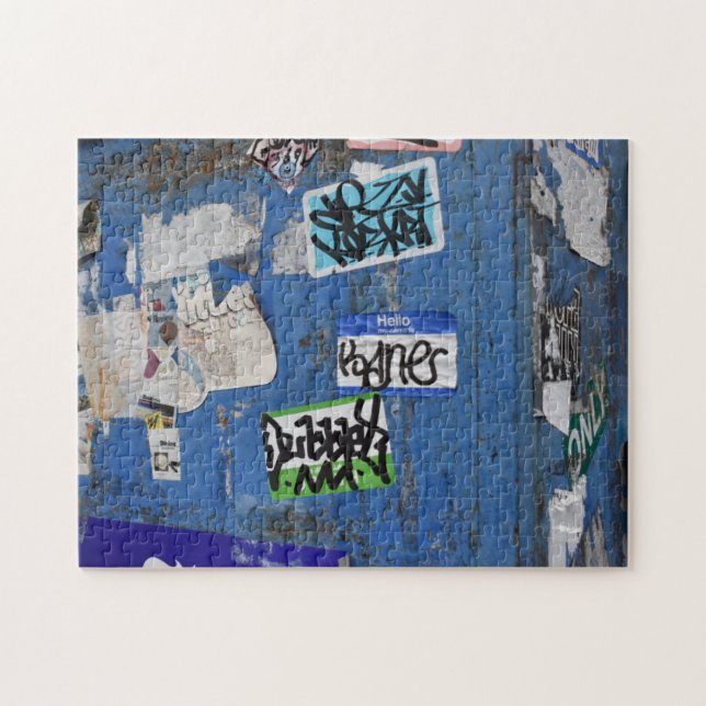 New York City Urban Graffiti Street Photography Pussel (Horisontell)