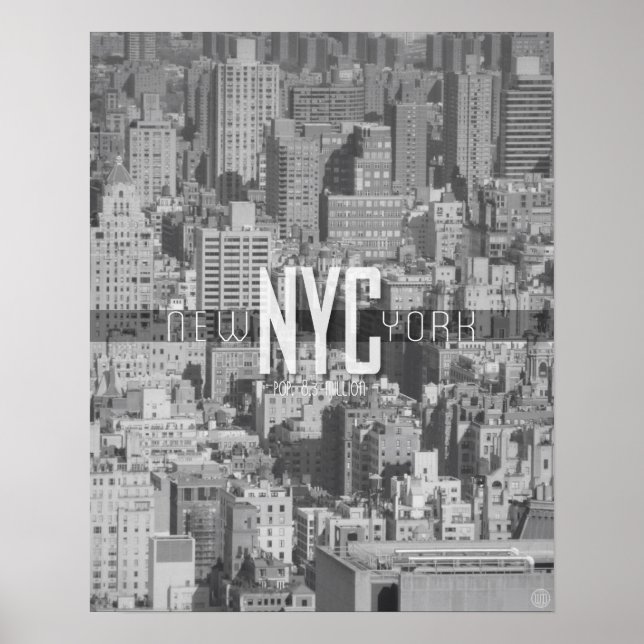 New York City Urban Jungle Travel Poster (Framsidan)