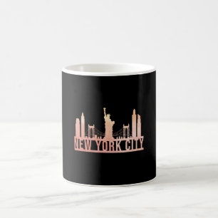 New York City USA Cityscape Skyline Funny Gift Kaffemugg