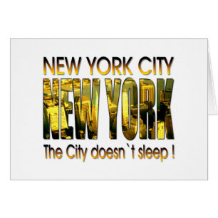 New York City USA Hälsningskort