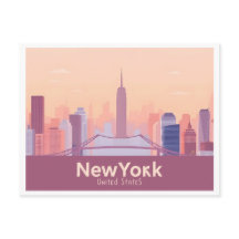 New York City USA Pastell Resa