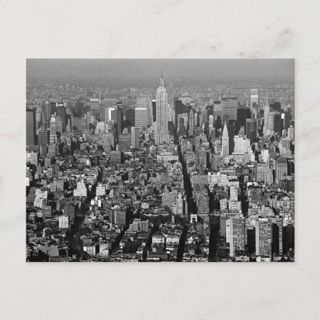 New York City USA skyline 1987 Vykort (Framsida)