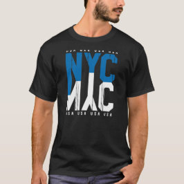 New York City USA Text T-Shirt