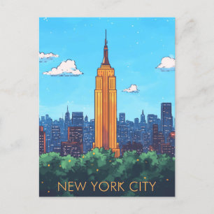 New York City USA Travel Vykort