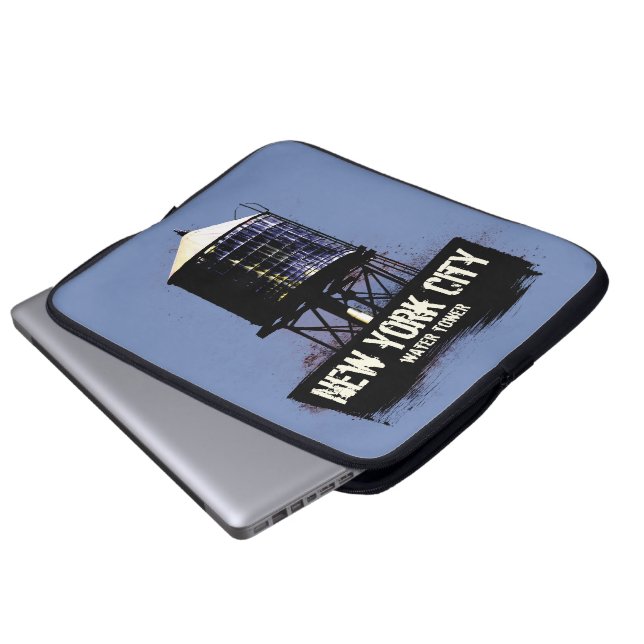 New York City Vatten Torn Laptop sleeve (Framre botten)