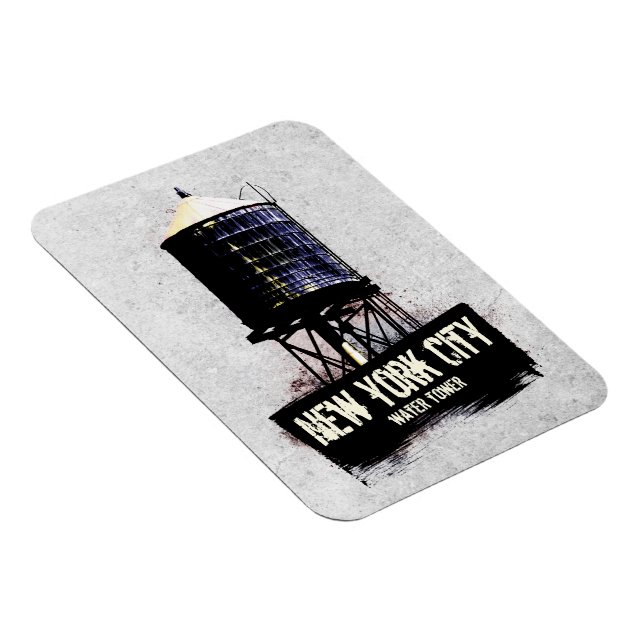 New York City Vatten Torn Magnet (Högersidan)