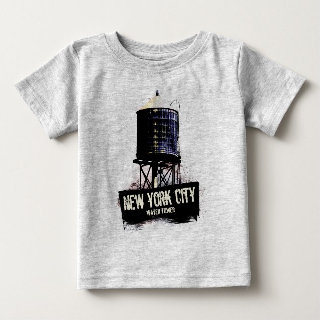 New York City Vatten Torn Tshirt Tröja (Framsida)
