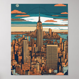 "New York City Vibe: Vector Art Capture" Poster