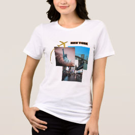 New York City Vibes - Urban Travel Collage T Shirt