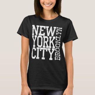 New York City Vintage Distressed Typografi T-shirt