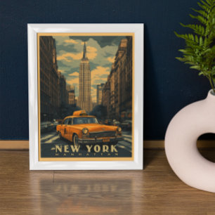 New York City Vintage resor Poster