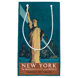 New York City Vintage resor Poster Tote