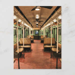 New York City, Vintage Trolley Car Vykort