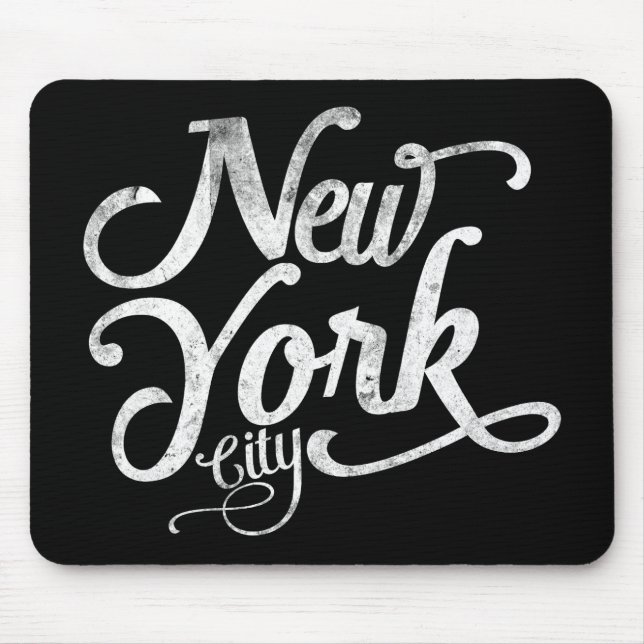 New York City vintagetypografi Musmatta (Framsidan)