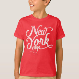 New York City vintagetypografi T Shirt
