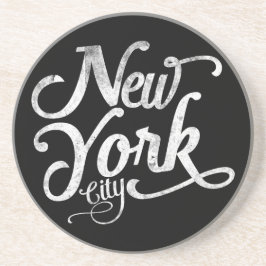 New York City vintagetypografi Underlägg