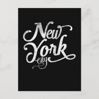 New York City vintagetypografi Vykort