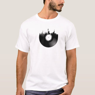 New York City vinylrekord Tee Shirt