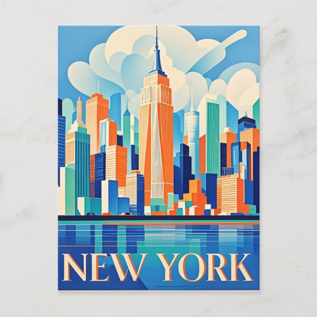 New York City Vykort (Framsida)