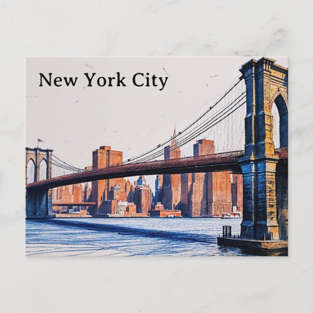 New York City Vykort (Framsida)