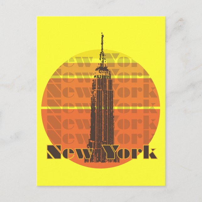 New York City Vykort (Framsida)