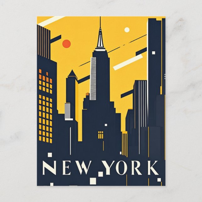 New York City Vykort (Framsida)