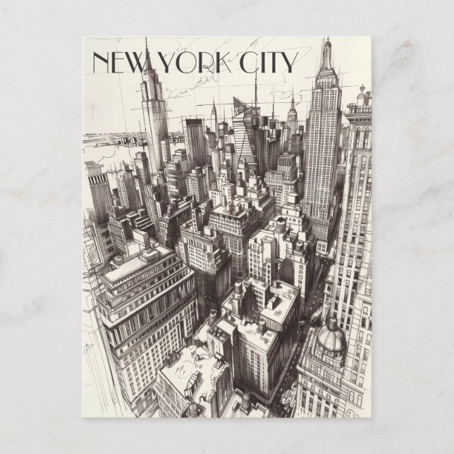 New York City Vykort (Framsida)