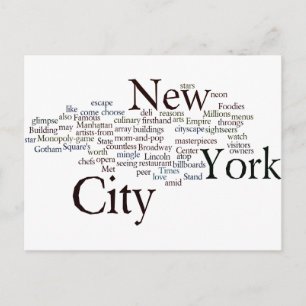 New York City Vykort