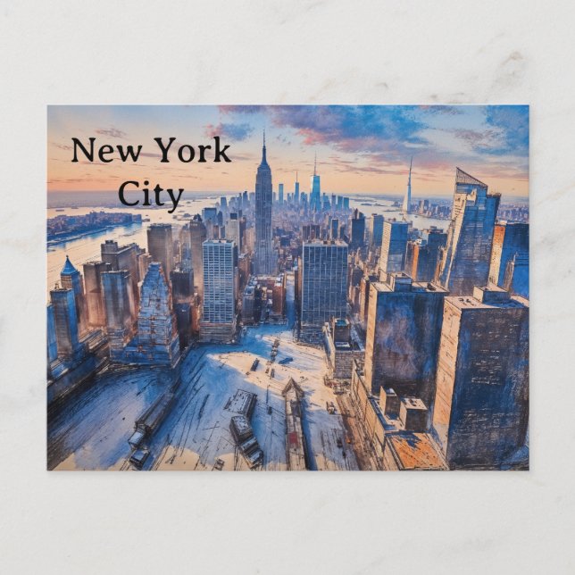 New York City Vykort (Framsida)