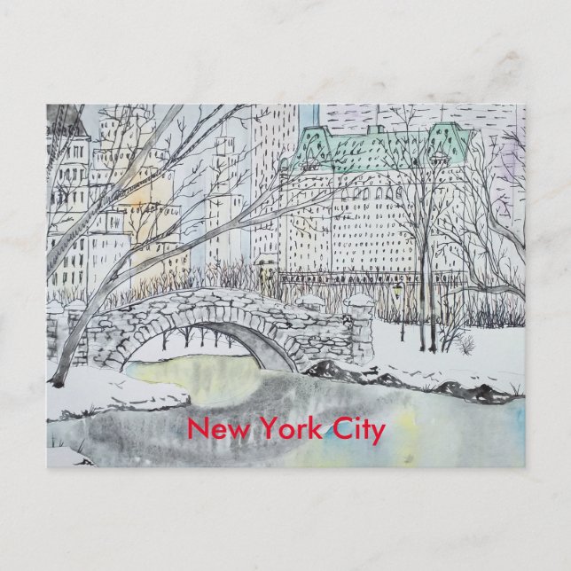New York City Vykort (Framsida)