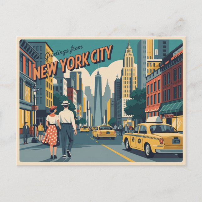 New York City-vykort Vykort (Framsida)
