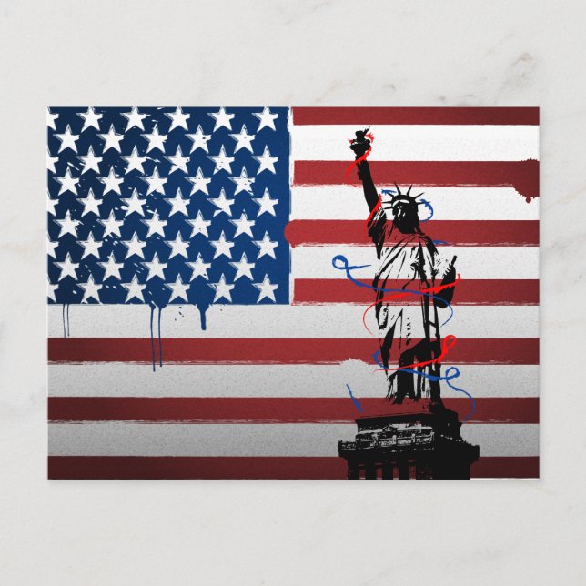 New York City White EDT Vykort (Framsida)