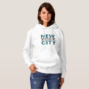 New York City Zip-Up Hoodie for Women T Shirt