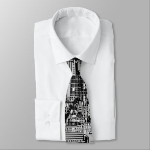 New York Cityscape i Black and White Slips