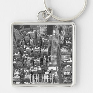 New York Cityscape Nyckelring New York Souvenirs