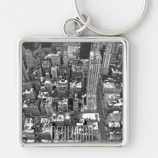 New York Cityscape Nyckelring New York Souvenirs (Framsidan)