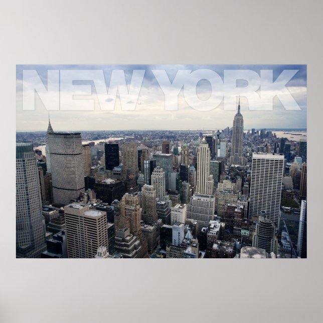 New York cityscape Poster (Framsidan)
