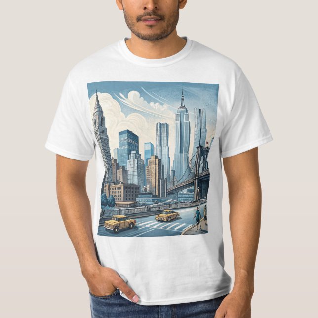 New York Cityscape Tee (Framsida)