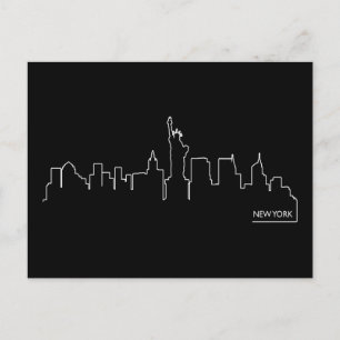 New York cityscape Vykort