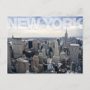 New York cityscape Vykort