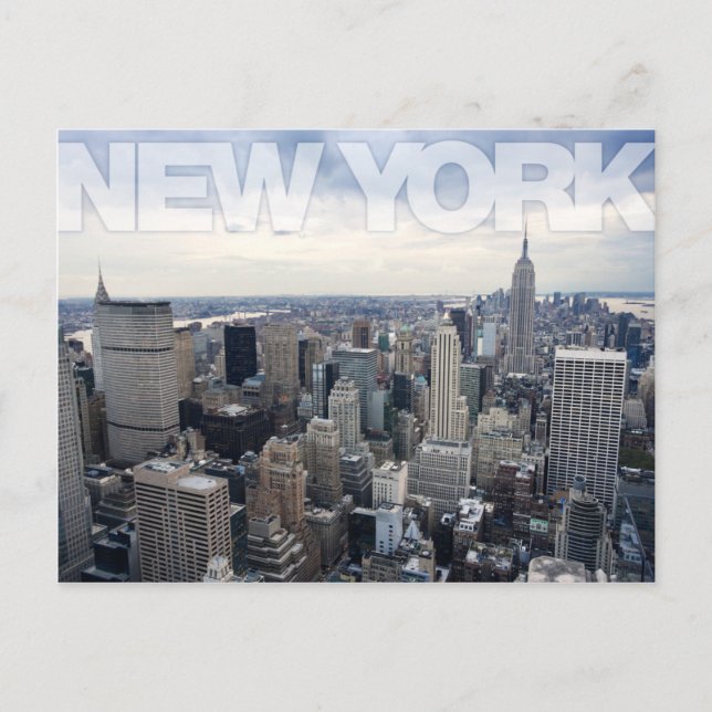 New York cityscape Vykort (Framsida)