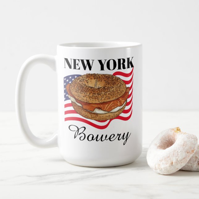 New York Classic Mug Kaffemugg (Med munk)