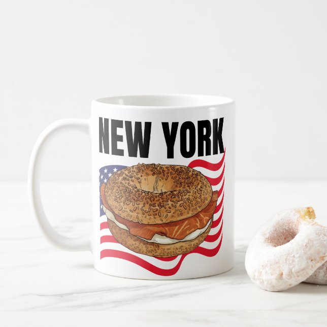 New York Classic Mug Kaffemugg (Med munk)