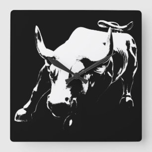 New York Clock ger NY Wall Clock Fyrkantig Klocka