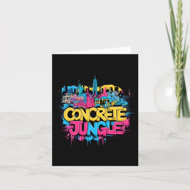 New York Concrele Jungle Kort (Framsida)