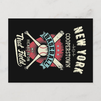 New York Cooperstown Baseball Vykort