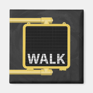 New York Crosspromenad Walk Magnet