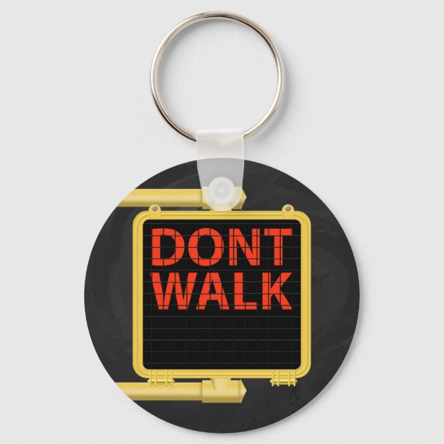 New York Crosspromenad Walk Nyckelring (Framsida)