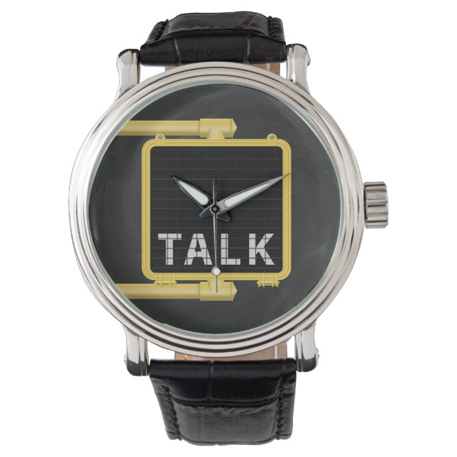 New York Crosspromenader-signera Talk Armbandsur (Framsida)
