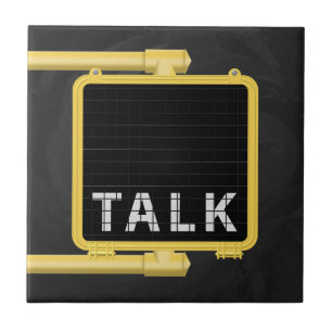 New York Crosspromenader-signera Talk Kakelplatta